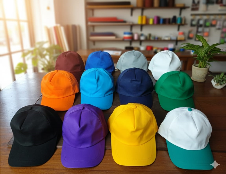 POLYESTER FABRIC CAP