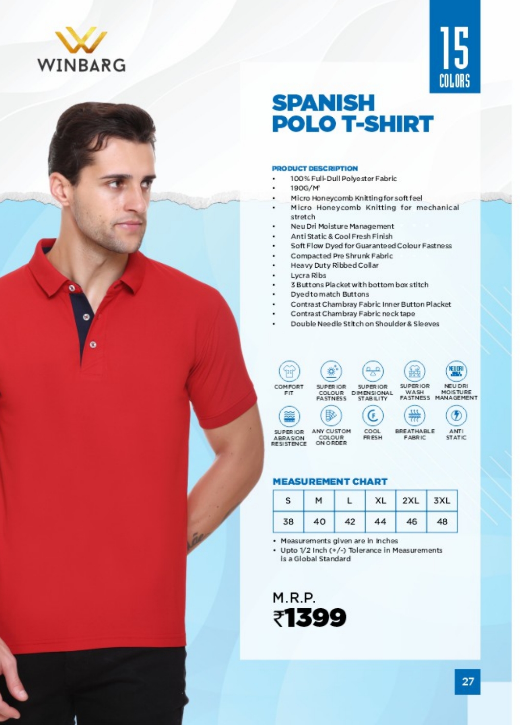 SPANISH POLO T SHIRT